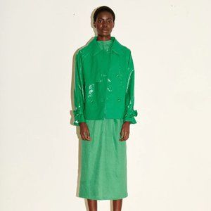 Jakke Winnie Trench in Green